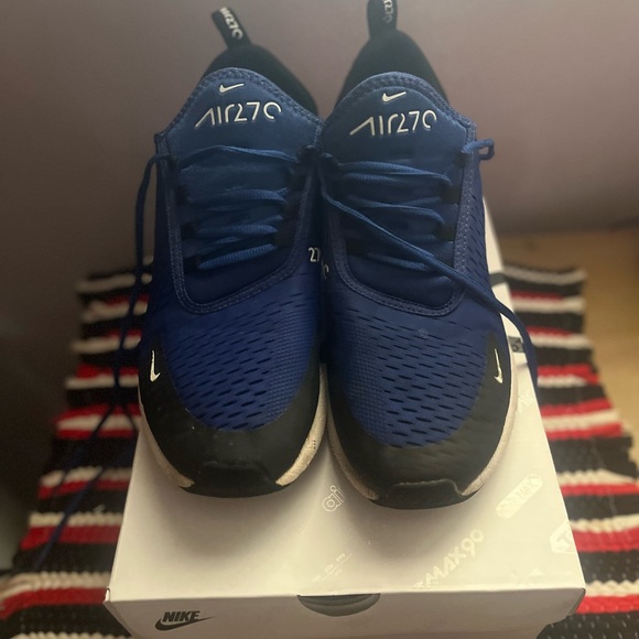 Nike 270 blue and oarnge sneakers slightly used. - Picture 3 of 7